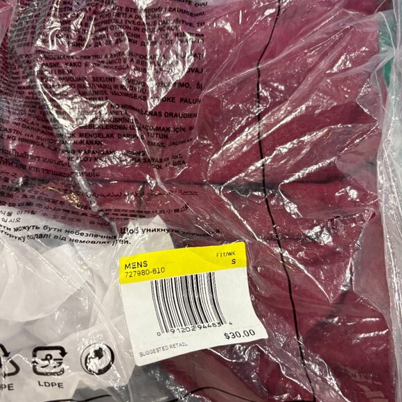 Nike DriFit Legend Long Sleeve T-Shirt (Maroon) - Picture 3 of 4